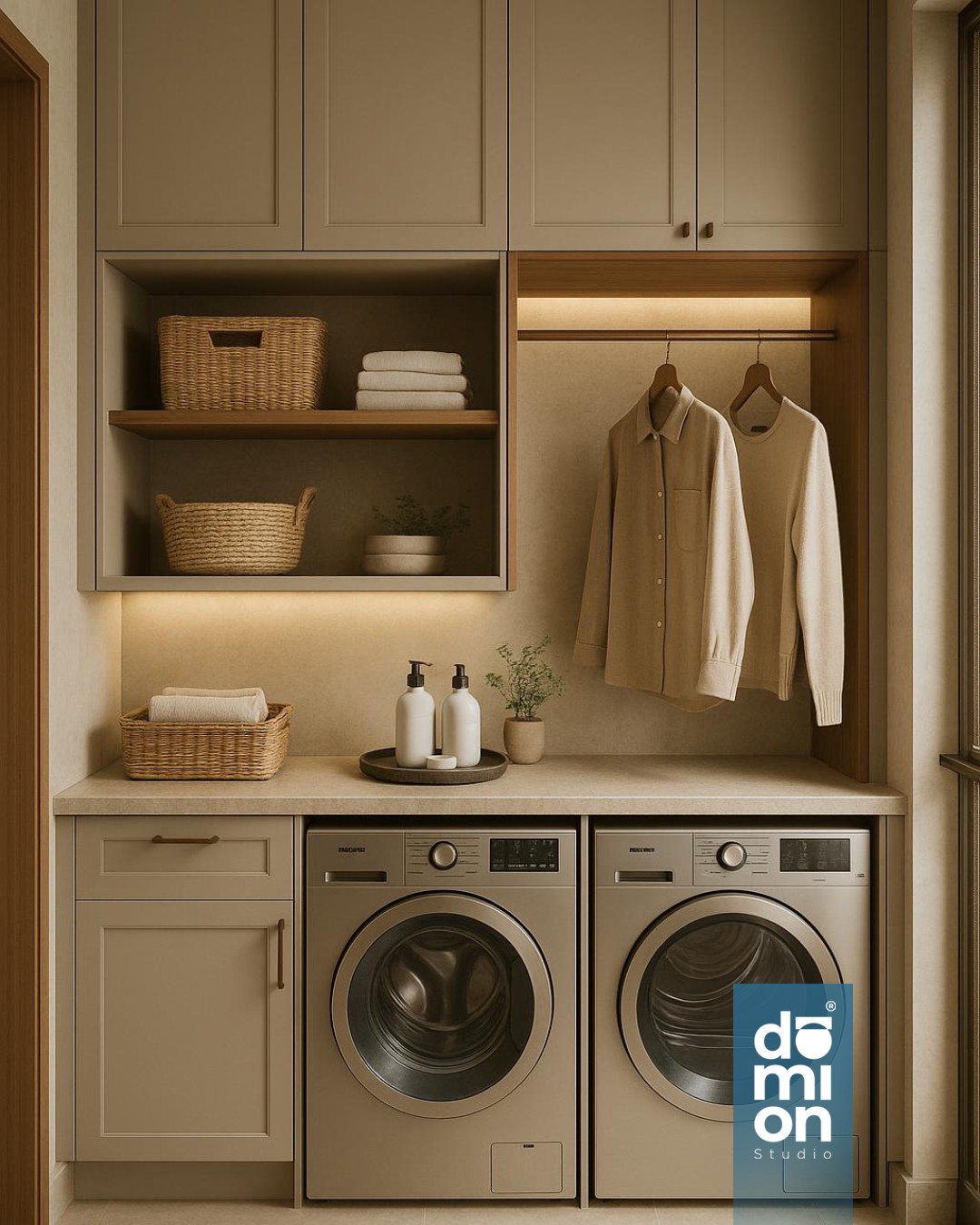 Cómo ordenar un laundry práctico y visualmente limpio